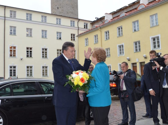 Riigikogu esimehe Ene Ergma kohtumine Ukraina presidendi Viktor Yanukovychiga